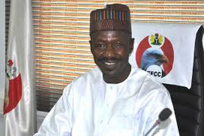 Acting Chiarman of EFCC, Ibrahim Magu