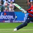 England's Jason Roy plays a shot during the second international Twenty20 cricket match between England and South Africa at The Cooper Associates County Ground in Taunton, south-west England, on June 23, 2017