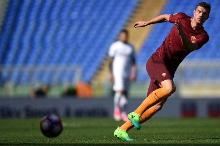 Roma forward Edin Dzeko is tied at the top of Serie A's goal charts on 25 goals with Torino striker Andrea Belotti