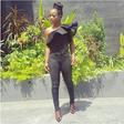 Nini scores a chic top over denim
