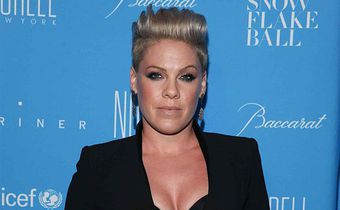 Pink shares a post of breastfeeding her son.
