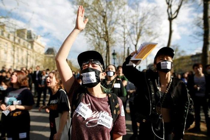 A protest over the death of a Chinese man killed by police drew some 6,000 people to central Paris