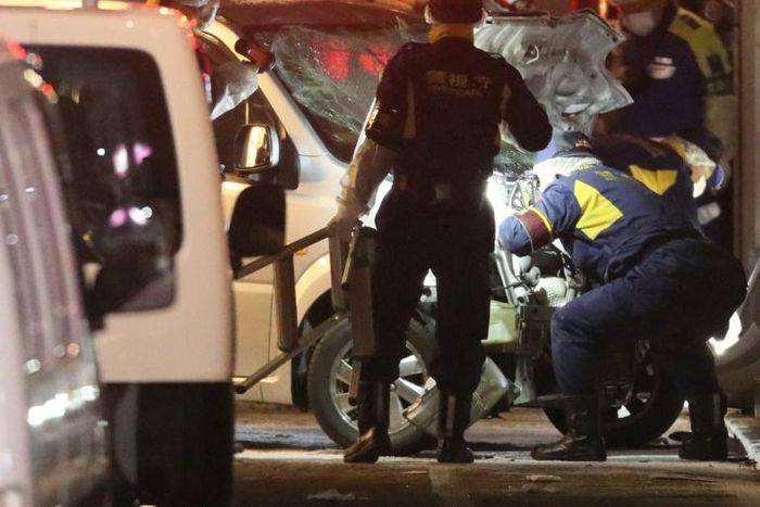 The incident happened as people were celebrating the New Year in Tokyo