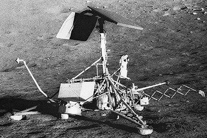 The Surveyor 3 unmanned spacecraft.