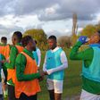 Kelechi Iheanacho and Super Eagles players