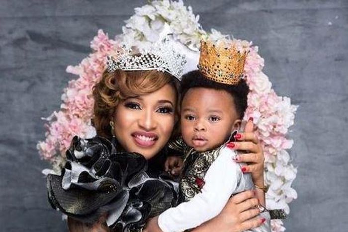Tonto Dikeh and son