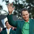 England's Danny Willett waves wearing the Green Jacket at the end of the 80th Masters Golf Tournament at the Augusta National Golf Club on April 10, 2016, in Augusta, Georgia