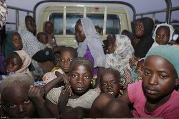 Police rescue 145 children (not pictured) being transported to unknown destination