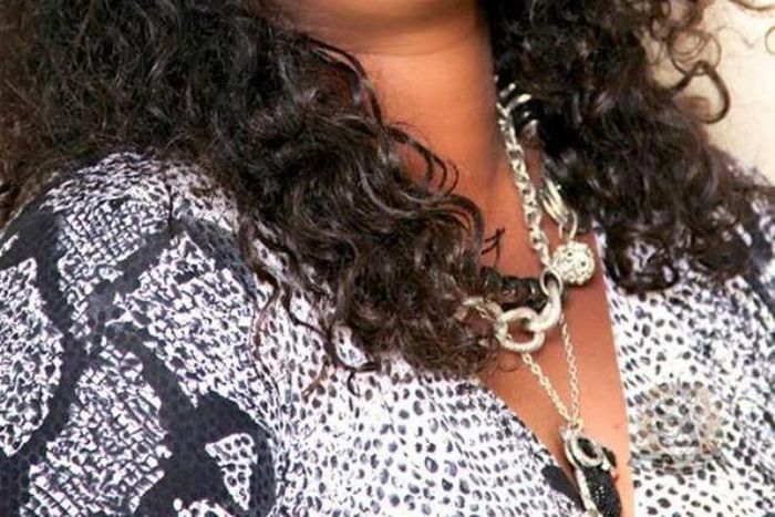 Steph Nora Okere showing off her beautiful dentition in a photo shoot