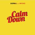 DJ Spinall's Calm down ft. Mr Eazi cover artwork