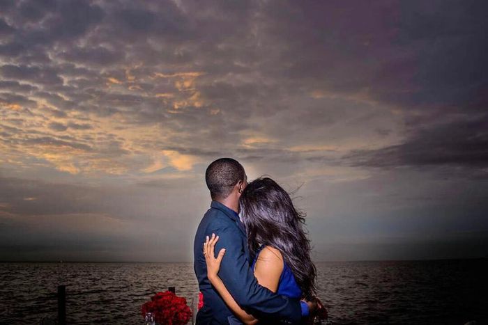 DJ Caise and wife to be, Xerona.