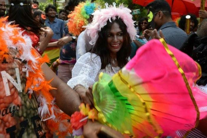 Indian members of the Lesbian, Gay, Bisexual, Transgender community take part in a pride parade, calling for freedom from discrimination in Chennai in June
