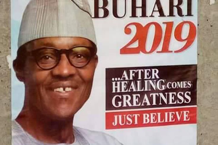 President Buhari's 2019 campaign posters