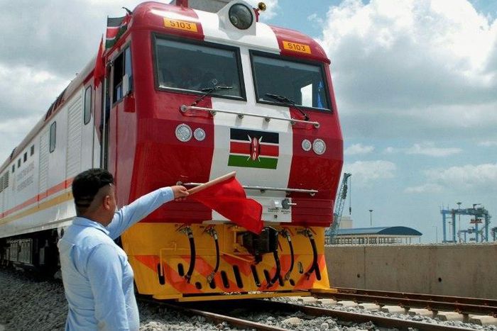 A new railway in Kenya is the nation's biggest infrastructure project since independence
