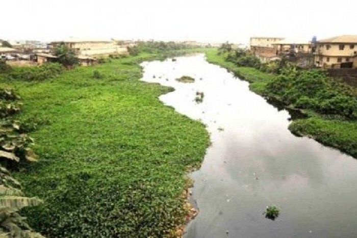 A typical Lagos canal