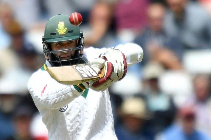 South Africa's Hashim Amla bats during the second Test against England at Trent Bridge on July 14, 2017