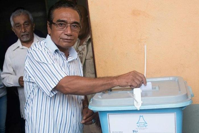 Presidential candidate, Francisco Guterres, who like many members of East Timor's political class took part in the independence rebellion