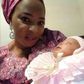 Moji Olaiya and her baby