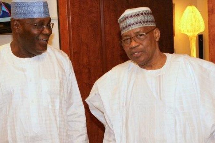 Former Vice President, Atiku Abubakar and former Head of State, Ibrahim Badamasi Babangida (IBB).
