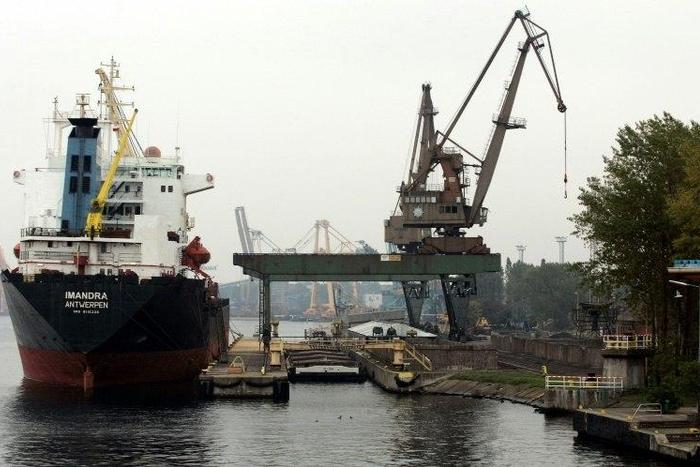 A lawyer has been jailed in Poland for giving Russia information on a new liquefied natural gas terminal at Swinoujscie, whose port is pictured above, on the Baltic coast