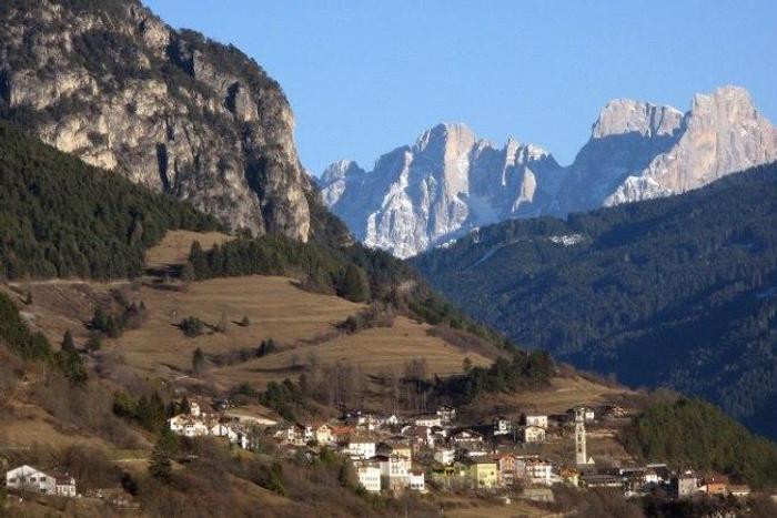Courmayeur is located in the Italian Alps