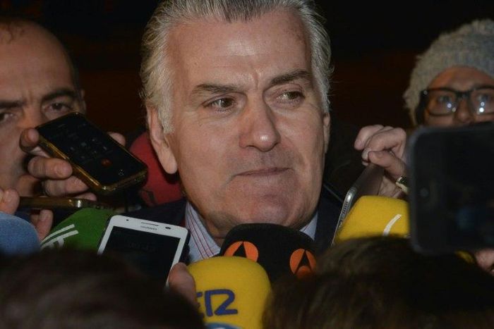 Former-treasurer of Spain's ruling party Luis Barcenas, pictured in 2015, is currently on trial with 36 other defendants in the so-called Gurtel affair