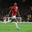 Manchester United's striker Marcus Rashford celebrates scoring their second goal during the UEFA Europa League quarter-final second leg football match against Anderlecht April 20, 2017