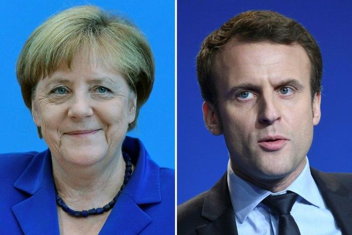 Germany's Chancellor Angela Merkel had emphatically thrown her support behind French presidential candidate Macron