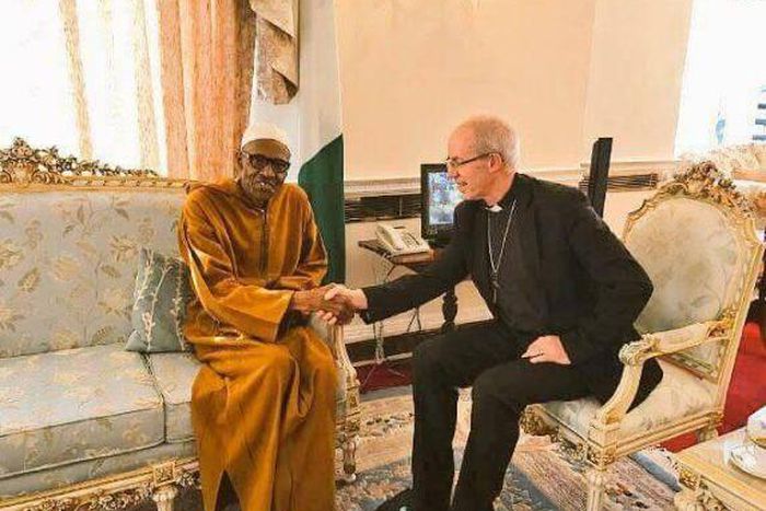 Buhari meets with Archbishop of Canterbury in London