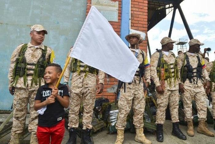 The FARC are demobilizing after signing a peace accord with the Colombian government last year following more than half a century of conflict