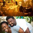 Kate Henshaw and Kunle Afolayan on set of "Roti"