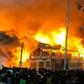 Market on fire