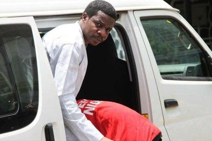 Ibrahim Abdulsalam arrives the Federal High Court in Lagos on Thursday, April 7, 2016.