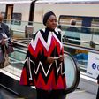 Aisha Buhari in a Ferragamo Cape worth over 1Million naira