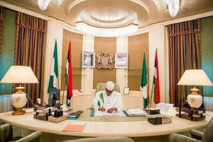 This is President Buhari's office where rats invaded