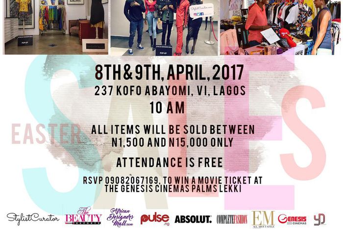 Attend African Designer's Mall Pop Event on 8th and 9th April 2017
