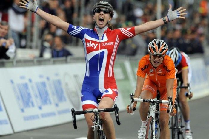 Nicole Cooke (L) of Great Britain, pictured in 2008, claimed cycling's fight against doping was being waged by "the wrong people, in the wrong way, with the wrong tools"