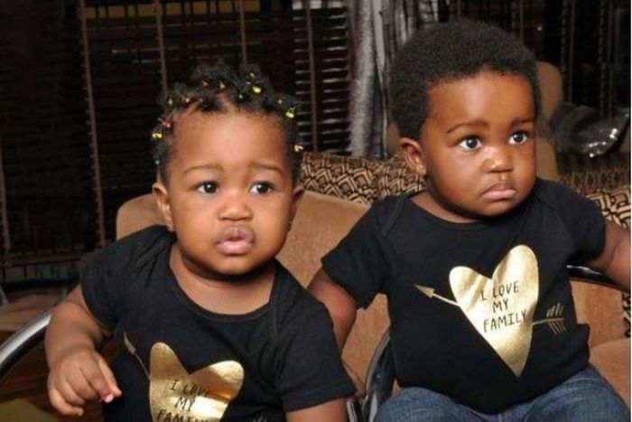 Emem Isong shares photo of her twins