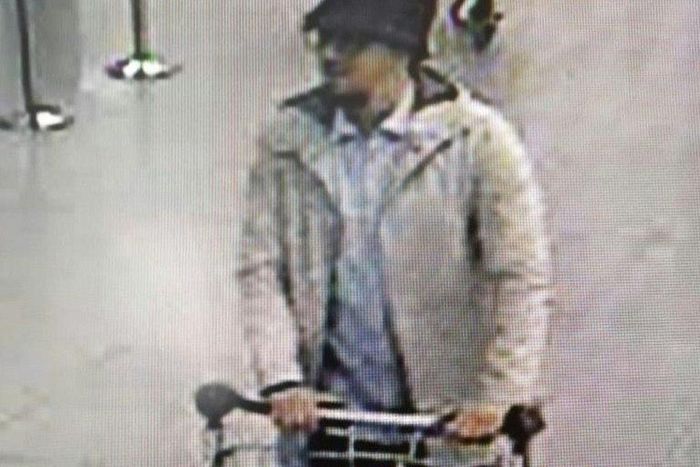 Mohamed Abrini was dubbed the "man in the hat" after this CCTV image showed him moments before the Brussels airport bombing in March 2016