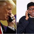 US President, Donald Trump and Nigerian President, Muhammadu Buhari