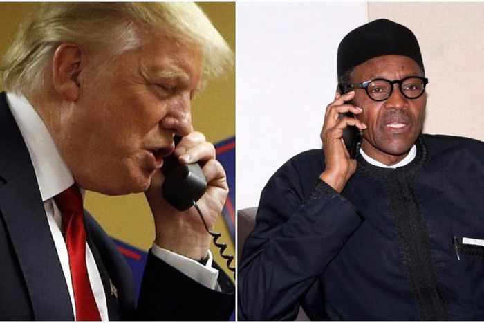 US President, Donald Trump and Nigerian President, Muhammadu Buhari