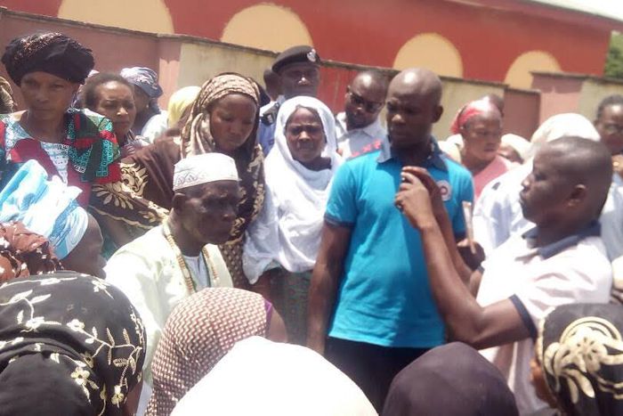 Igbona Market Women Petty Traders Association protest at the Osun state Government Secretariat, Abere
