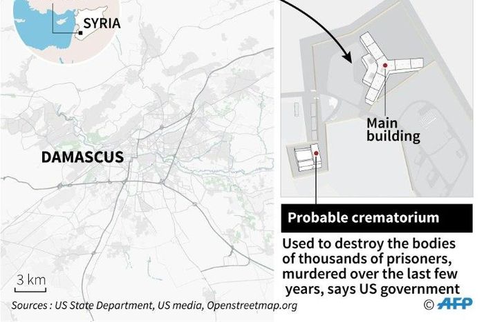Syrian regime believed to be using crematorium