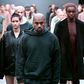 Kanye West at a Yeezy presentation