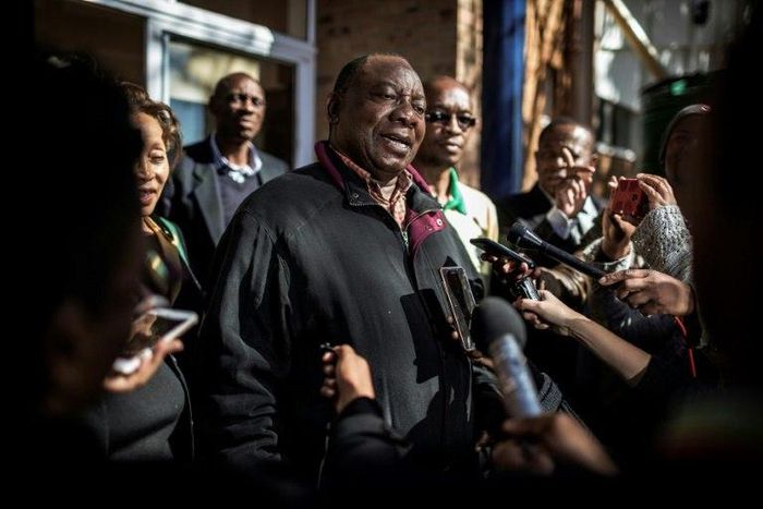 South African deputy president and South African ruling party African National Congress deputy president Cyril Ramaphosa pictured on August 2, 2016