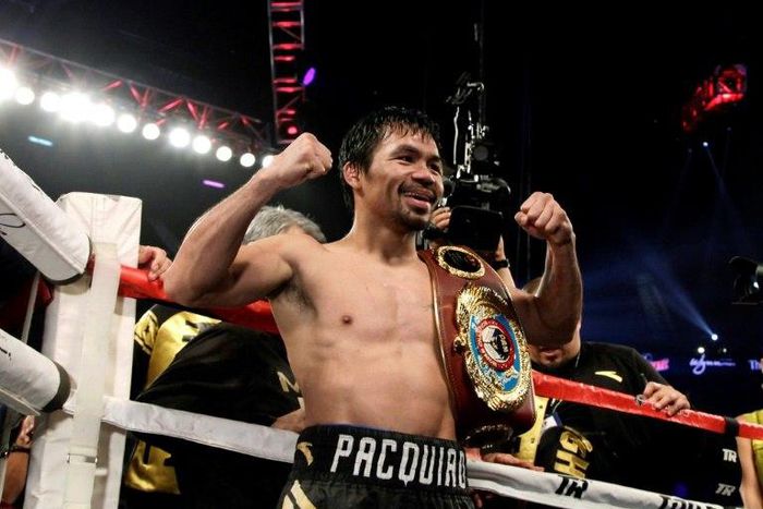 Manny Pacquiao is set to fight Amir Khan in April