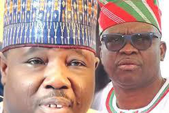 Ali Modu Sheriff and Ayo Fayose