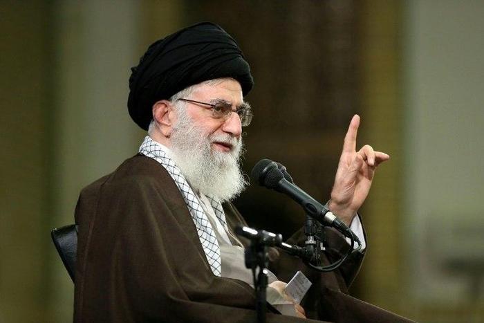 Both Iran's supreme leader, Ayatollah Ali Khamenei,(pictured) and President Hassan Rouhani have called US renewal of sanctions a "clear violation" of the nuclear accord