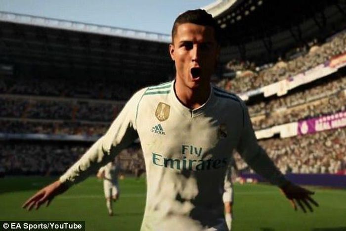Cristiano Ronaldo on FIFA 18