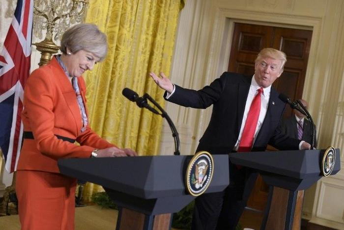 Instead of arriving home to plaudits after meeting US President Donald Trump, British Prime Minister Theresa May flew into a diplomatic firestorm